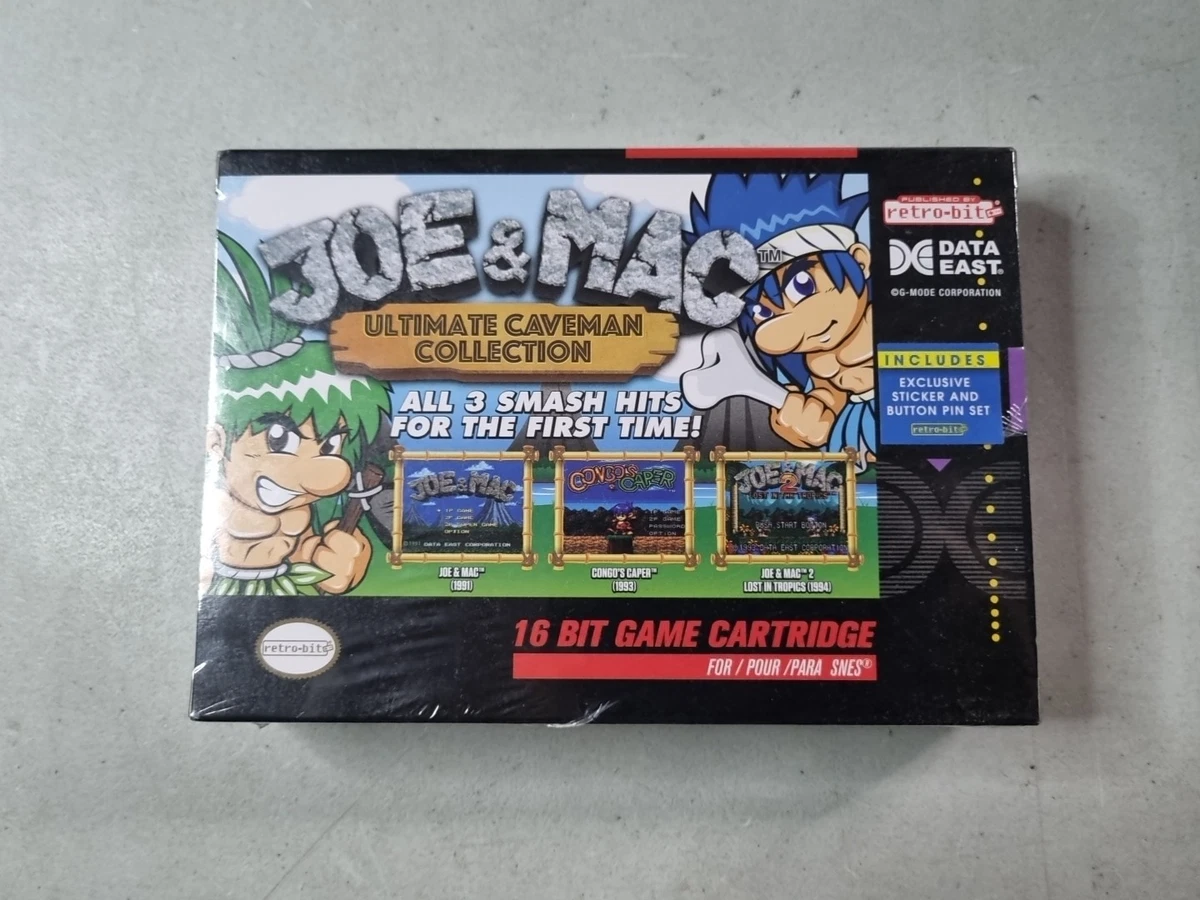 Joe & Mac Nintendo SNES Video Games for sale | eBay