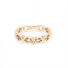 aget diamond Ring K10(YG) 1.8g 0.02