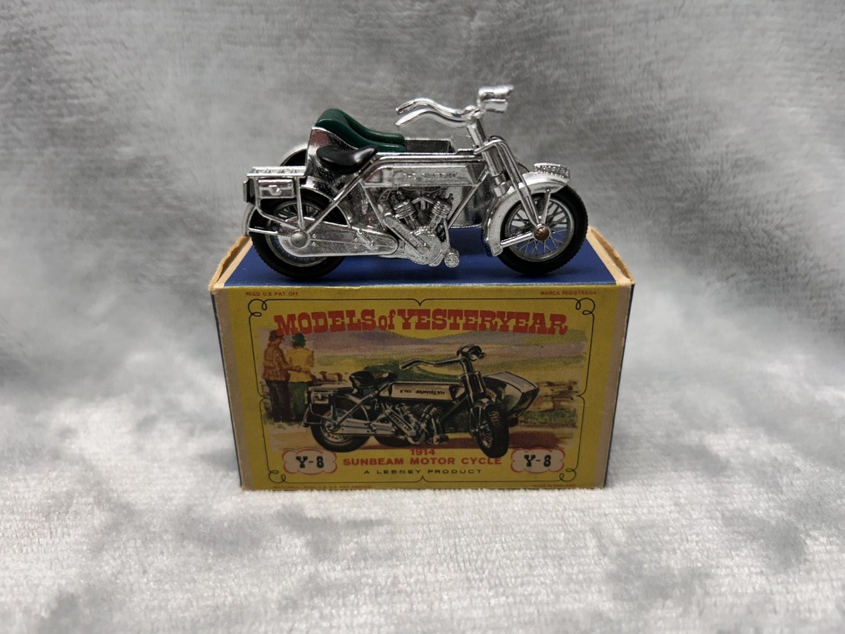 Matchbox Lesney Y-8 Sunbeam 1914 Avec Side-car - Echelle 1/34 - Collection