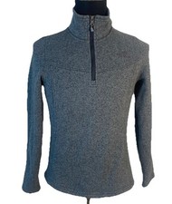 The North Face Fleece Pullover Women's Medium Gray 1/4 Zip Better Sweater Style