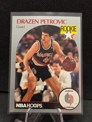 Drazen Petrovic  1990-91 NBA Hoops RC 
