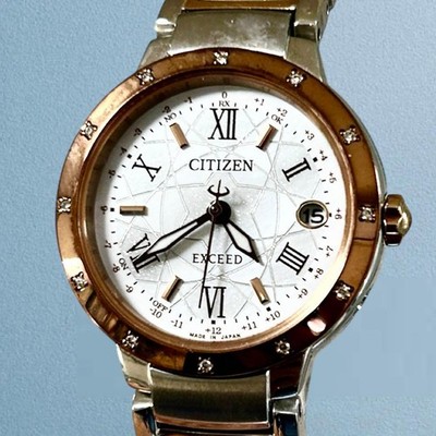 CITIZEN EXCEED H060-T022634 12P Diamond Excellent condition/Working