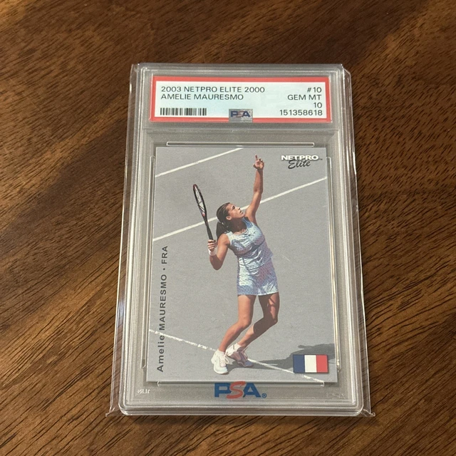 2003 Netpro Elite 2000 #10 Amelie Mauresmo PSA 10 ICONIC SET /2000 🎾POP 11