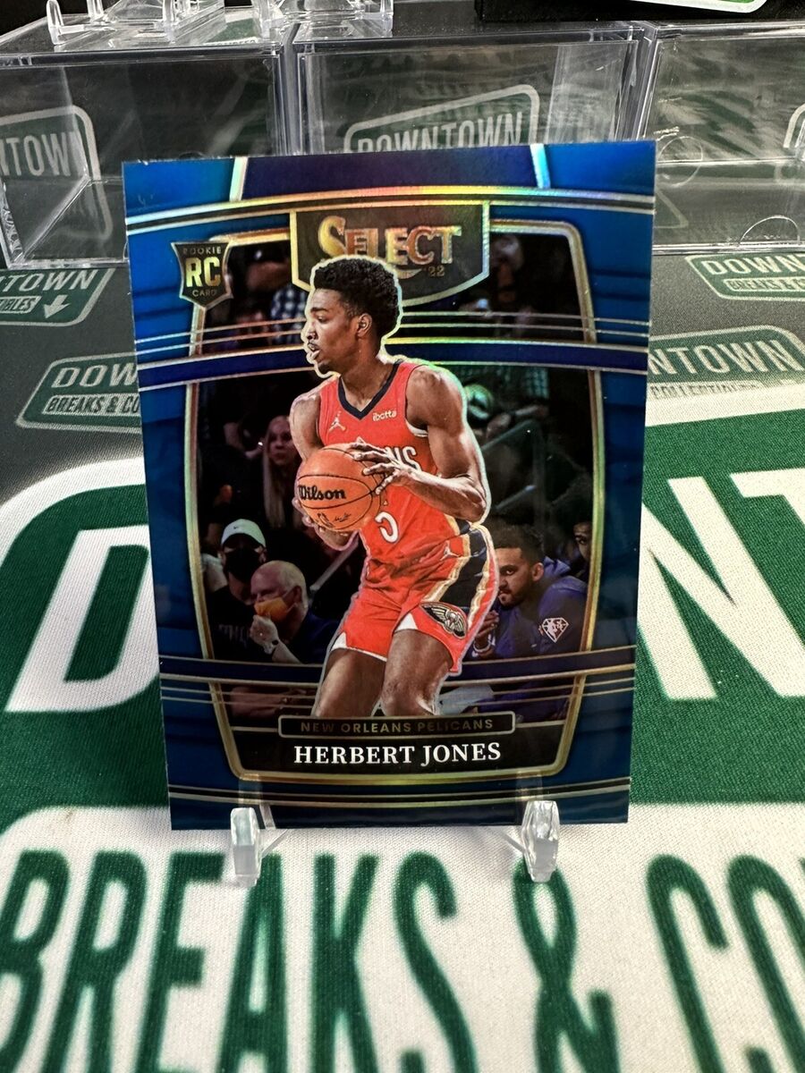 2021-22 Panini Select Herbert Jones Concourse Blue Prizm #259 ...