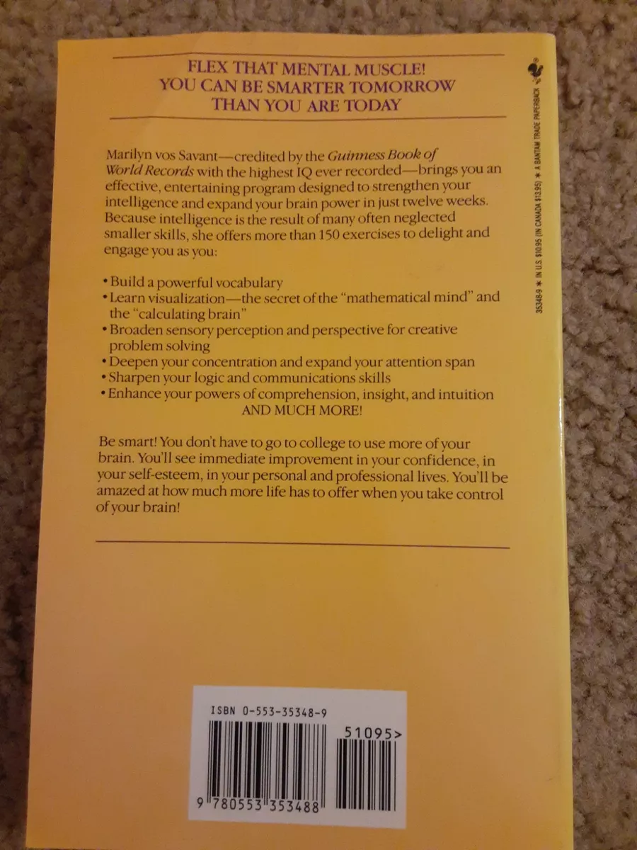 Power of Logical Thinking by Marilyn Vos Savant (1996, Hardcover