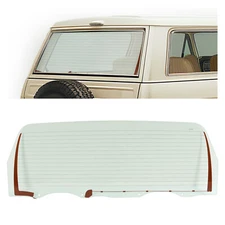 Heated Power Drop Down Back Window Rear Glass For 1988-1996 Ford Bronco