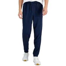 Ideology Mens Knit Ankle Sweatpants, Navy, Medium
