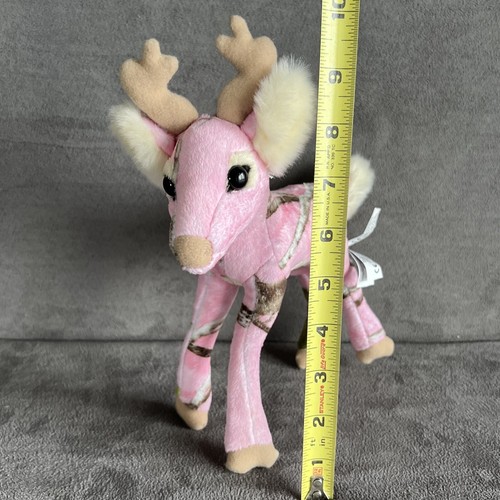 Artista de Vida Silvestre Rosa Camuflaje Salvaje 9” BUCK DEER Peluche Animal Realtree - Imagen 13 de 15