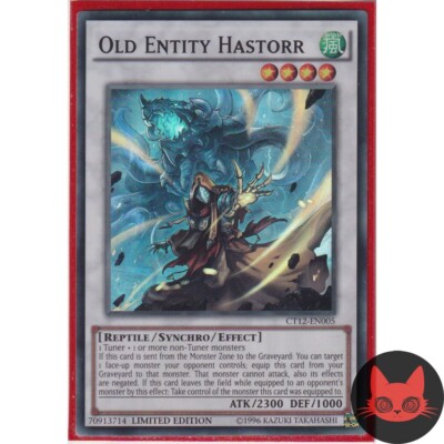 Yugioh Alte Entität Hastorr CT12-DE005 Super Rare NM