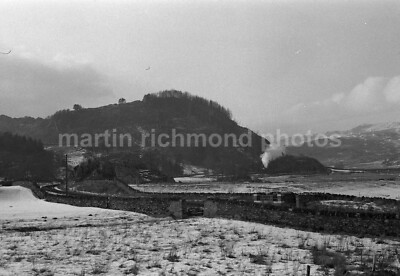 Roman Bridge Ffestiniog LAG Working Party Train (Distant) Railway Negative RN161