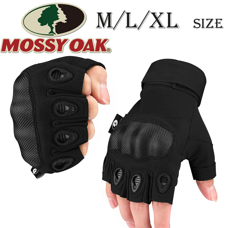 小物 fingerless gloves Mossy Oak Fingerless Tactical Gloves Combat Clambing Gloves Hard