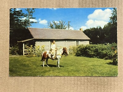Postcard North Platte NE Margo Ann Bragg Junior Queen Buffalo Bill Rodeo Cowgirl