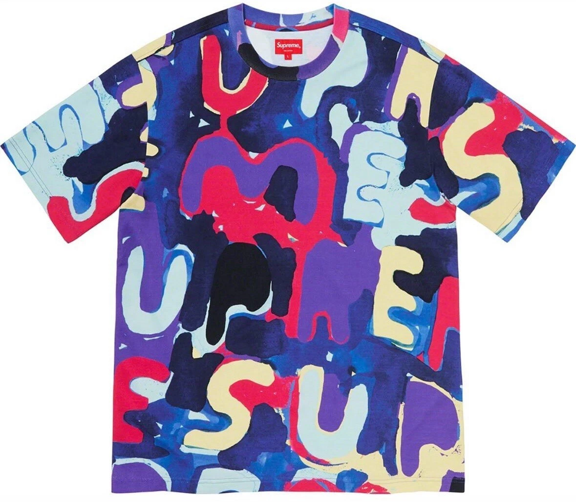 Supreme Painted Logo Royal S/S haut