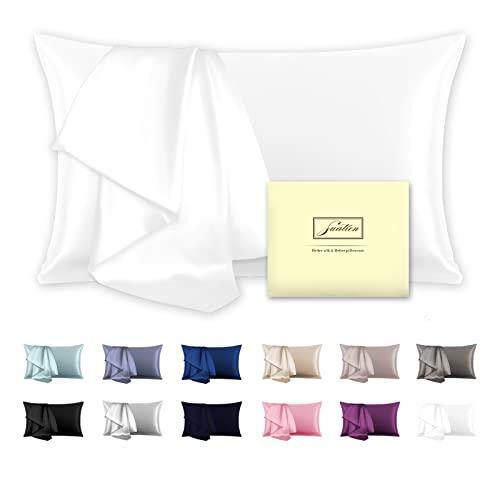 Mulberry Silk Pillowcase for Hair and Skin Pillow Case with Hidden Zipper Soft-image