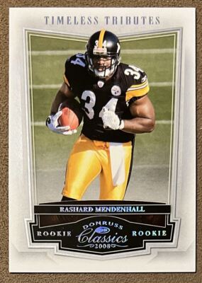 2008 Donruss Classics Timeless Tributes Silver RC Rashard Mendenhall /100 #177