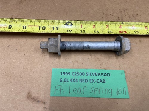 1999-2002 GM 2500 Leaf Spring Front Bolt - Foto 2 di 9