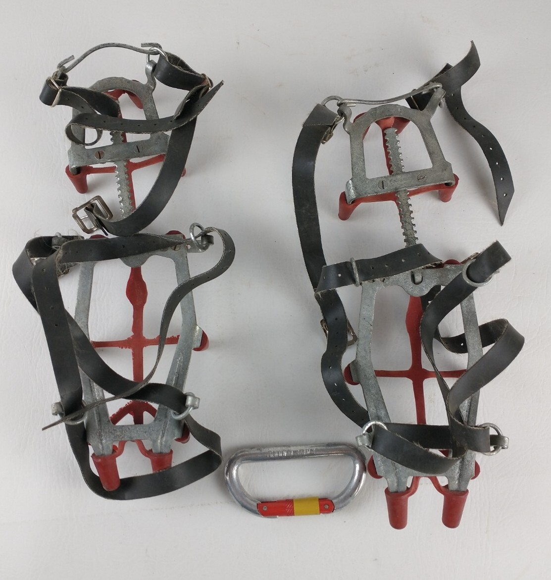 Vintage Salewa DBP 12 Point Ice Climbing Crampons Germany Mountain