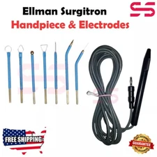 Ellman Surgitron Handpiece & Electrodes Set Reusable-Tungsten Tips New CE