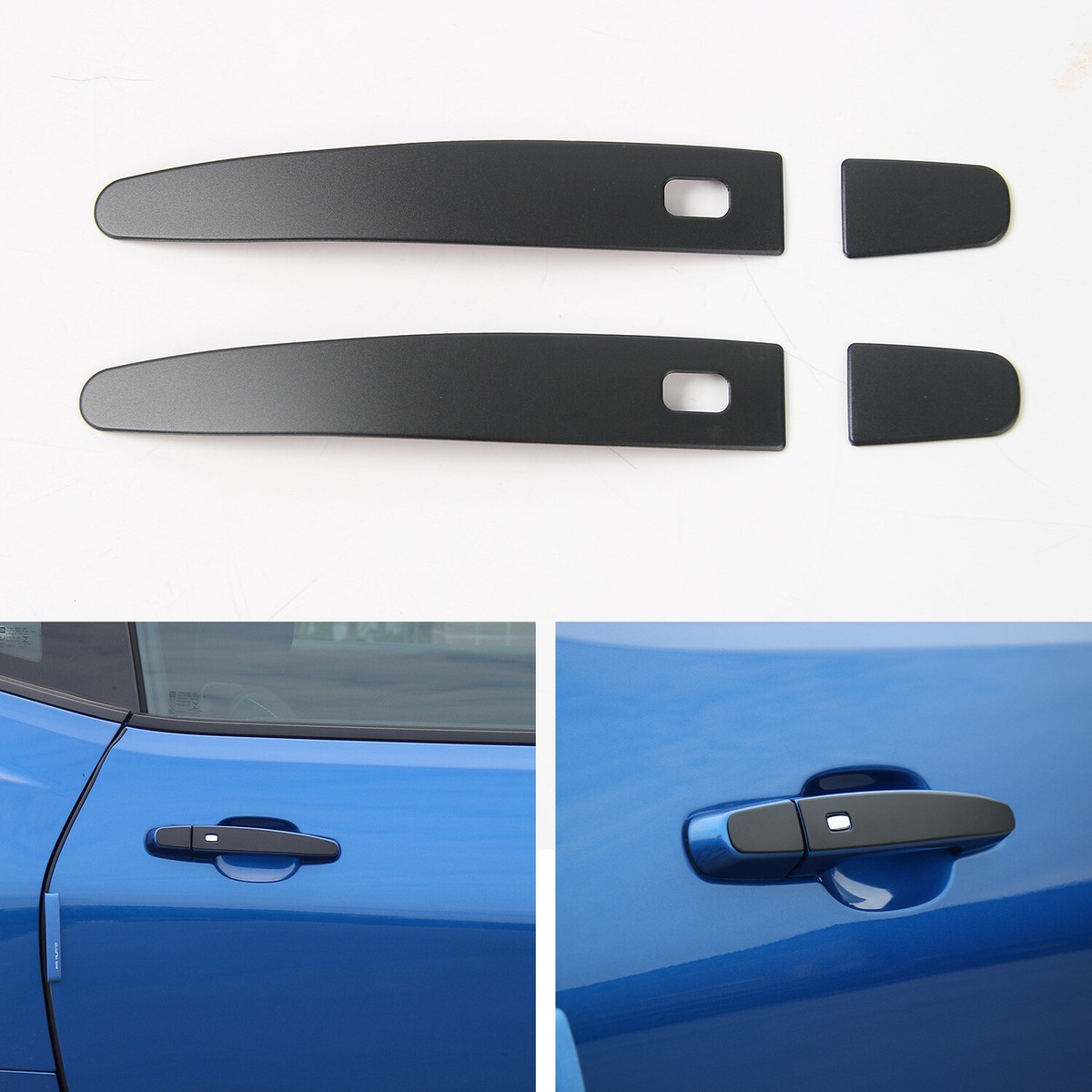 YOUNGERCAR Smart Keyhole Handle Covers (Black) - 4-Piece Set For 2017-2020 GMC Acadia & Terrain, Chevy Equinox & More - View #4