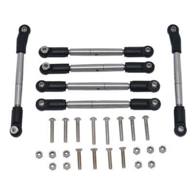 GPM Racing Stainless Steel Adjustable Tie Rods : Losi 1/10 Lasernut U4