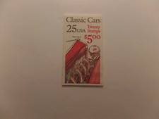 MCFSTAMPS BOOKLET 2381-85 BK164 CLASSIC CARS MNH COMPLETE
