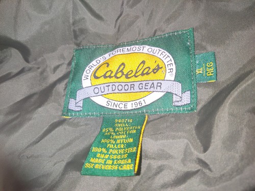 VTG Cabela's Jacket Heavy Cotton/Canvas Duck Camouflage Men's XL Hunting - Picture 4 of 21