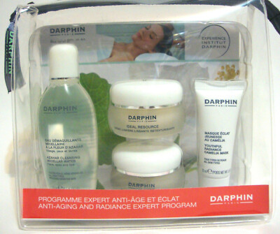 Darphin Ideal Resource Anti-Aging Radiance Program Cream Cleansing Mask 4pc set