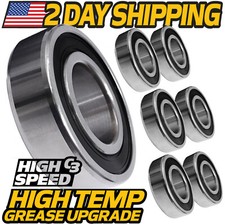 (6) Blade Spindle Bearings fits Hustler Raptor SD X XD XL Mower - C3 Upgrade