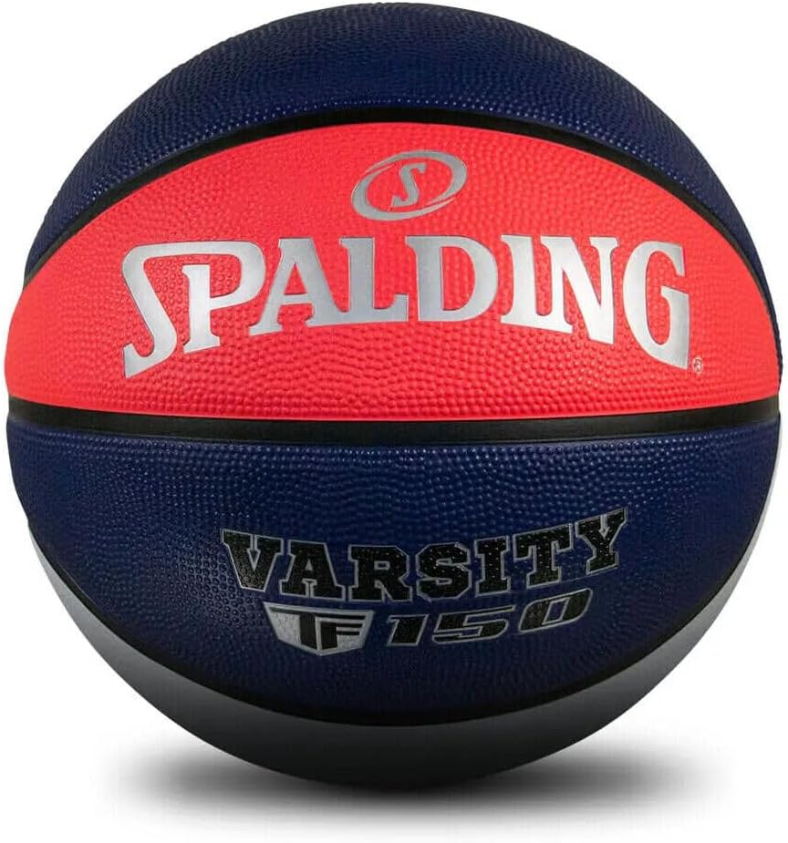 Spalding Varsity Outdoor Basketball – Größe 7 (55,9 Cm), Robuste Gummiaußenschicht, Für Straße & Park