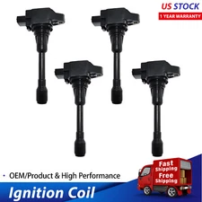 4Pcs Ignition Coils Pack C1696 UF549 For 2008-2016 Nissan Rogue 2.5L L4