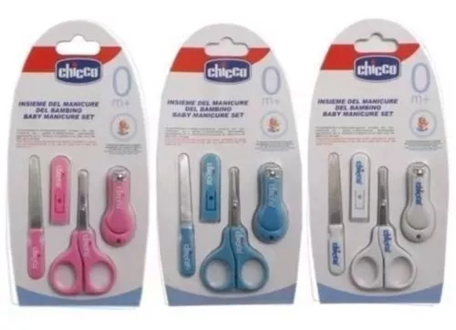 Chicco set manicura bebé rosa - parafarmacia - salunatur