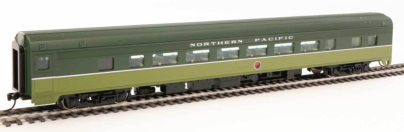 H0 Scale - Walthers 85' Budd Large Window Coach Northern Pacific -- 30019 New