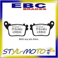 FA436HH BeläGe Sint. Hinten EBC Kawasaki ZX 6 R ZX636 Special Edition 2016-2018