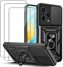 Case For Honor 600 Pro/Lite, ARMOUR Shockproof Phone Cover+Screen Tempered Glass