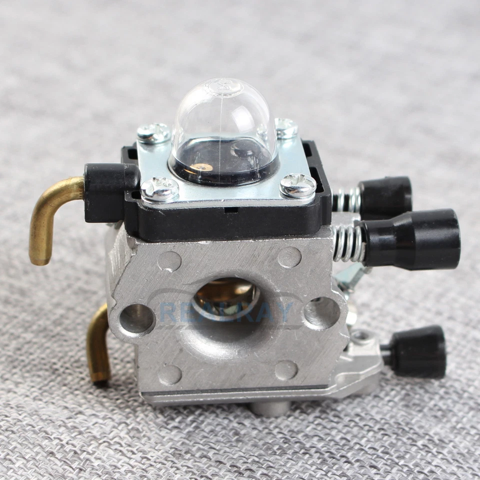 Carburador nuevo para STIHL FS55 FS55R FS55RC KM55 HL45 KM55R FS38 con línea de combustible EE. UU. Foto 3 de 4