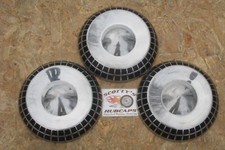 1959 Dodge Royal Lancer Poverty Dog Dish Hubcaps Lot Of 3 Rare 1959 Dodge Royal Lancer Poverty Dog Dish Hubcaps Lot Of 3 Rare