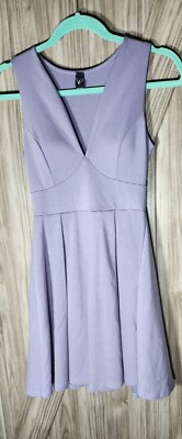 slim fit dress slacks Purple Fit And Flare Dress Long Sleeve Mini