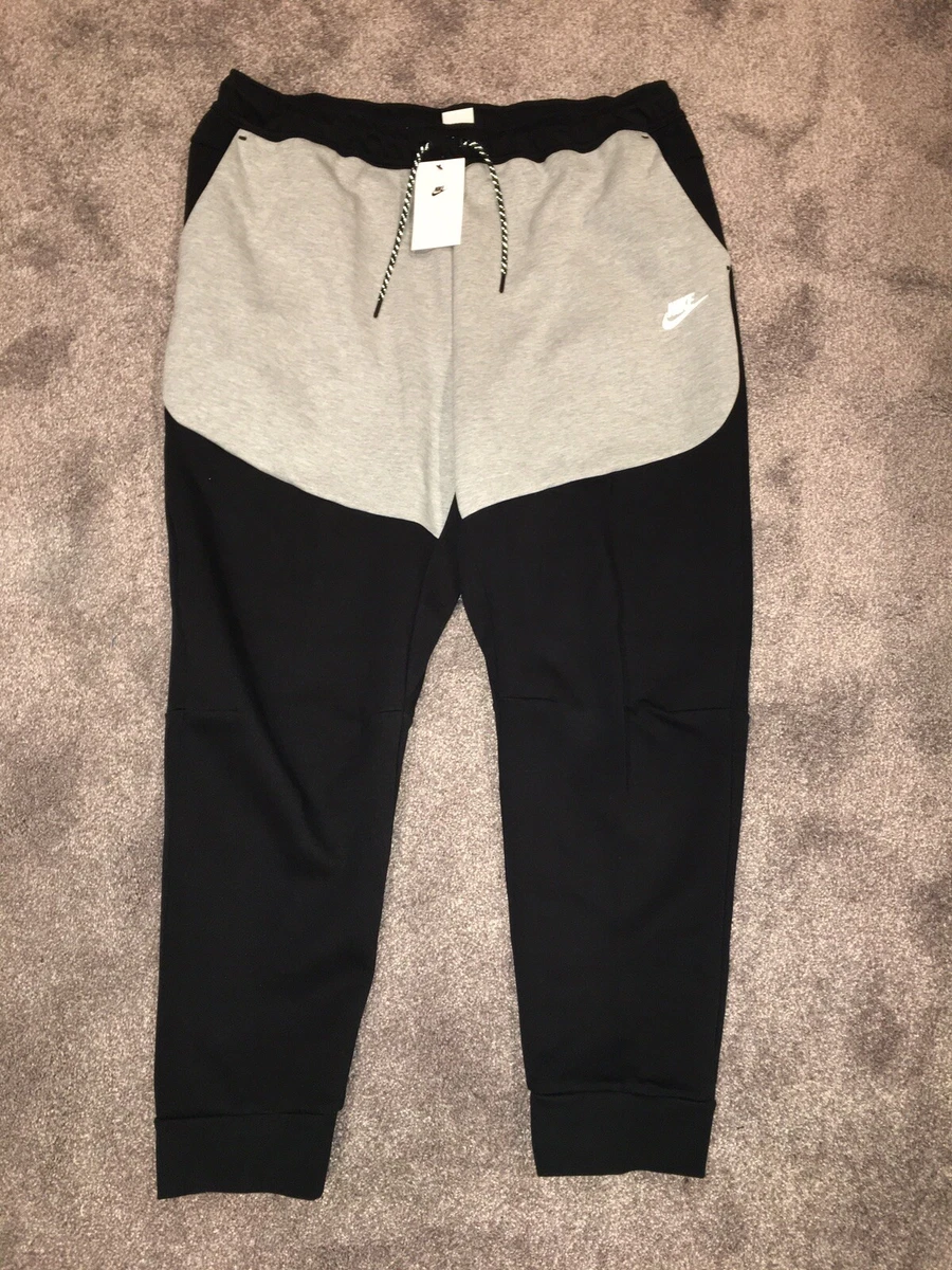 Nike Tech Fleece Slim Fit Joggers Pants Black Grey Mens Sz 3XL CU4495-016  NEW!!!