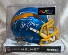 Austin Ekeler autographed Los Angeles Chargers Riddell Flash mini helmet