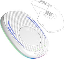 Ultra Thin Silent Mouse Jiggler with Timer ON/OFF Switch Breathing Light