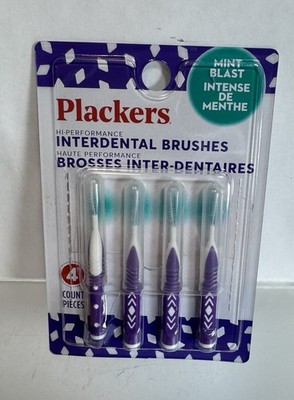 Plackers Hi Performance Interdental Brushes Mint Flavored 4 PLEASE READ