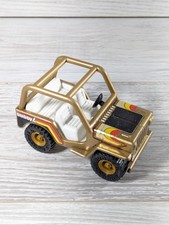 Vintage 1979 Buddy L Corp Jeep Toy Gold Pressed Steel Made in Japan