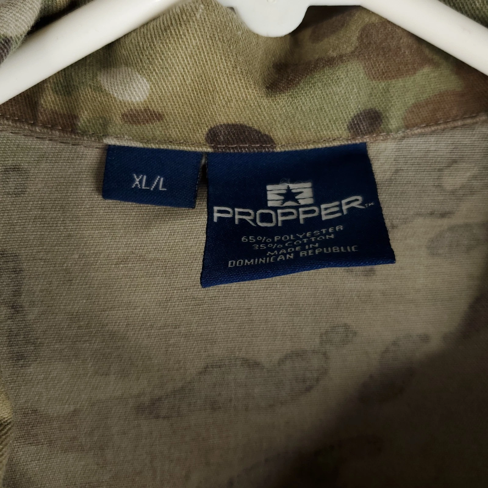 Propper Multi-Cam Camo BDU Field Jacket Mens XL Regular Utility Coat image 4