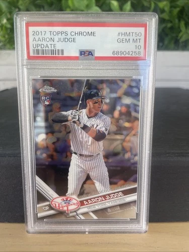 2017 Topps Chrome Update - Rookie Debut Aaron Judge #HMT50 (RC) PSA 10