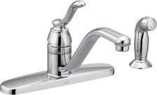 7051 Chrome One-Handle Kitchen Faucet