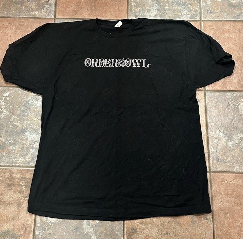 Order Of The Owl Shirt (3X) Doom Sludge Metal Grief Zoroaster Kylesa Fister Goya
