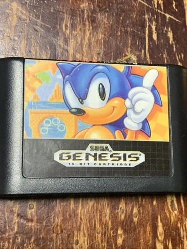 Sonic The Hedgehog Sega Genesis Video Game ( Original Vintage )