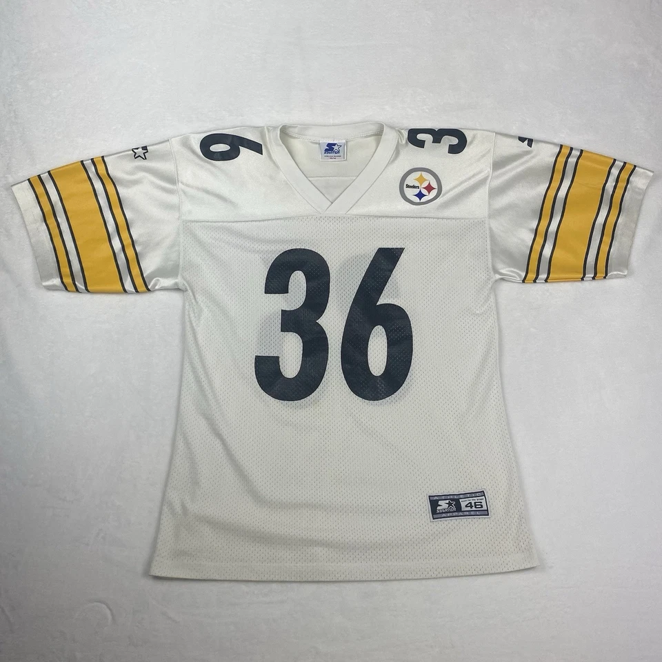 Vintage Starter Jersey Pittsburgh Steelers Jerome Bettis #36 Mens Medium 46 - Image 2 of 4