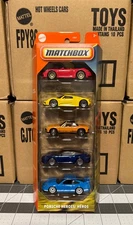 Matchbox NEW For 2025 Porsche Heroes 5 Pack 911 GT3, 918, 914, 911 Targa, Cabrio