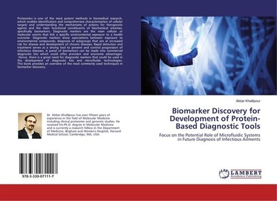 Biomarker Discovery for Development of Protein-Based Diagnostic Tools Akbar Khal